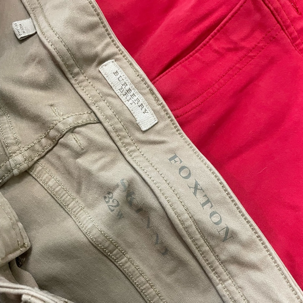 Burberry skinny jeans beige and/or red